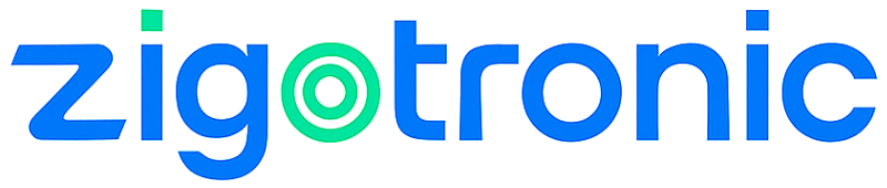 RF.Purchase footer logo with company name and tagline, professional design, dark blue background